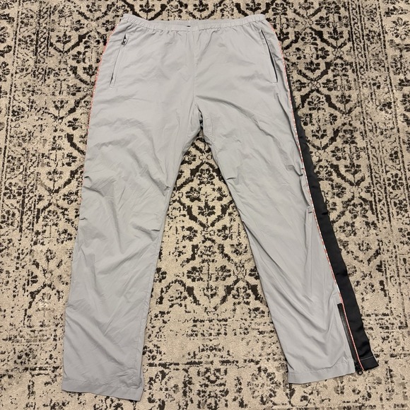 Willy Chavarria Black Brand Side Zip Flare Lined Track Pants Men's Size Large - Picture 2 of 16